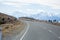 Stunning mountain road in New Zealand