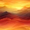 Stunning mountain scenery in a realistic sunset background (tiled)