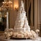 Stunning multi-tiered wedding cake with intricate designs