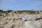 Stunning natural phenomenon called Upright stones (Pobiti kamani in Bulgarian) near the city of Varna, Bulgaria