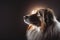 Stunning outdoor pet dog portrait