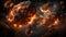 Stunning Outer Space Image. Radiant Sun, Asteroids, and Enigmatic Aliens in a Mesmerizing Scene