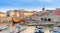 Stunning panorama of Dubrovnik with old town and Adriatic sea.