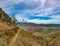 Stunning panorama of Mt St Helens, Washington