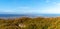 Stunning panoramic view of Dublin city and port from Ticknock, 3rock, Wicklow mountains.