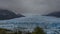 The stunning Perito Moreno Glacier stretches to the horizon