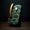 Stunning Phone With Eiko Ojala-inspired Green And Gold Patterns