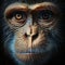 Stunning Photorealistic Closeup Of Chimpanzee With Shiny Eyes