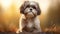 Stunning Photorealistic Full Body Portrait Of Shih Tzu Breed