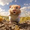 Stunning Photorealistic Hamster Art: Ultra-sharp, High Detail, Dynamic Pose