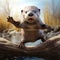 Stunning Photorealistic Otter Art: Ultra-sharp, Hyper-realistic, High Detail