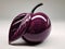 Stunning Plum Portrait: The Vibrant Beauty of Fresh Fruit with Artistic Flair