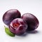 Stunning Plum Product Photography With White Background