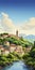 Stunning Postcard Of Verona Di Sarzana: Animated Illustrations By Patrick Brown