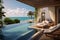 Stunning property featuring infinity pool, pristine beach, and opulent villa