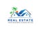 Stunning Real Estate Logo. Modern Real Estate logo.