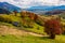 Stunning rural landscape in mountains