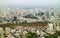 Stunning Santiago Cityscape in Autumn View from San Cristobal Hill, Santiago, Chile