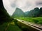 Stunning scenic highway through Guangxi province of China