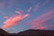 Stunning shot of a landscape with beautiful clouds in Malibu, California
