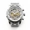 Stunning Silver Skeleton Watch: A Fusion Of Artistry And Technology