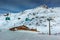 Stunning ski resort in the Alps,Les Menuires,France,Europe