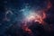 Stunning Space nebula. Generate Ai