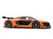 Stunning sports car - willpower orange and black colors