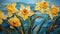 Stunning Stained Glass Daffodils: Impasto Landscapes And Sculptures By Patrick Brown