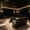 Stunning stylish privat theater. Luxury Home Cinema Room. Private Screening Room