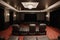 Stunning stylish privat theater. Luxury Home Cinema Room. Private Screening Room