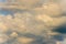 Stunning summer cloud scape - natural meteorology abstract background clouds floating across sky to change weather