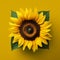 Stunning Sunflower Art: Vibrant Colors And Symmetry In Cinema4d