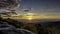 Stunning sunrise as seen from Hazel Mountain overlook, Shenandoah National Park.