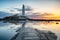 Stunning Sunrise over St Mary`s Lighthouse