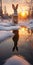 Stunning Swamp Photography: Frozen Landscape With Snowshoe Hare