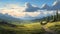 Stunning Uhd Mountain Painting Inspired By Andreas Rocha