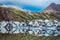 Stunning Vatnajokull glacier and lake, Iceland