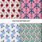 Stunning Vector Seamless Floral Pattern Set for Your Designs