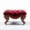 Stunning Velvet Victorian Chaise Lounge Ottoman - High Quality 3d Stock Photo