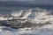 Stunning view in the Canadian Rockies, from Sunshine Village Mountain Resort