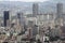 Stunning view of Caracas capital city downtown with main business buildings from majestic El Avila mountain