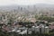 Stunning view of Caracas capital city downtown with main business buildings from majestic El Avila mountain