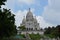 Stunning view from distance to SacrÃ©-CÅ“ur in Paris, France