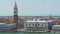 Stunning view of Doge\'s Palace and tower, sightseeing tour to Venice, tourism