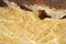 Stunning view of famous Zabriskie Point in Death Valley National Park