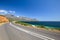 Stunning view of Kogel Bay Beach, located along Route 44 in the eastern part of False Bay near Cape Town between Gordon`s Bay and