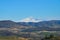Stunning View from Mazzarino of the Mount Etna during the Eruption, Caltanissetta, Sicily, Italy, Europe