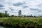 A stunning view of modern buildings, and stunning cloudy sky in Finsbury