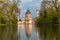 Stunning view of the Mosque in the garden of the Schwetzingen Palace